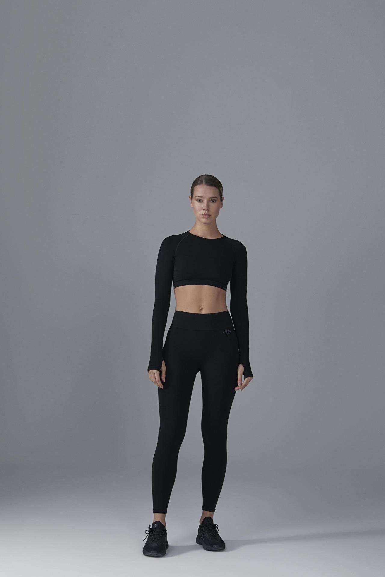 Siyah DRYRUN Seamless Yüksek Bel Tayt