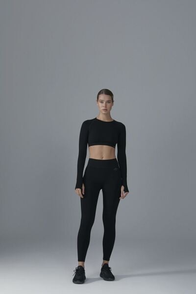 Siyah DRYRUN Seamless Yüksek Bel Tayt