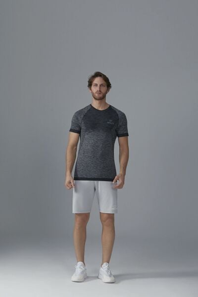 Siyah DRYRUN Seamless Tişört