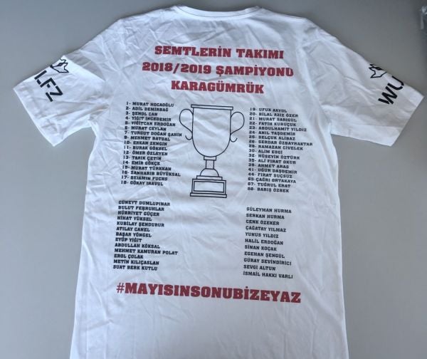 2018 & 2019 ŞAMPİYONLUK T-SHIRT