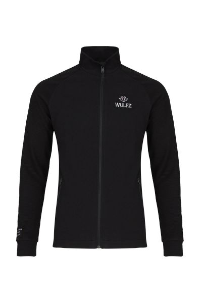 Siyah Tam Fermuarlı Eşofman Üstü