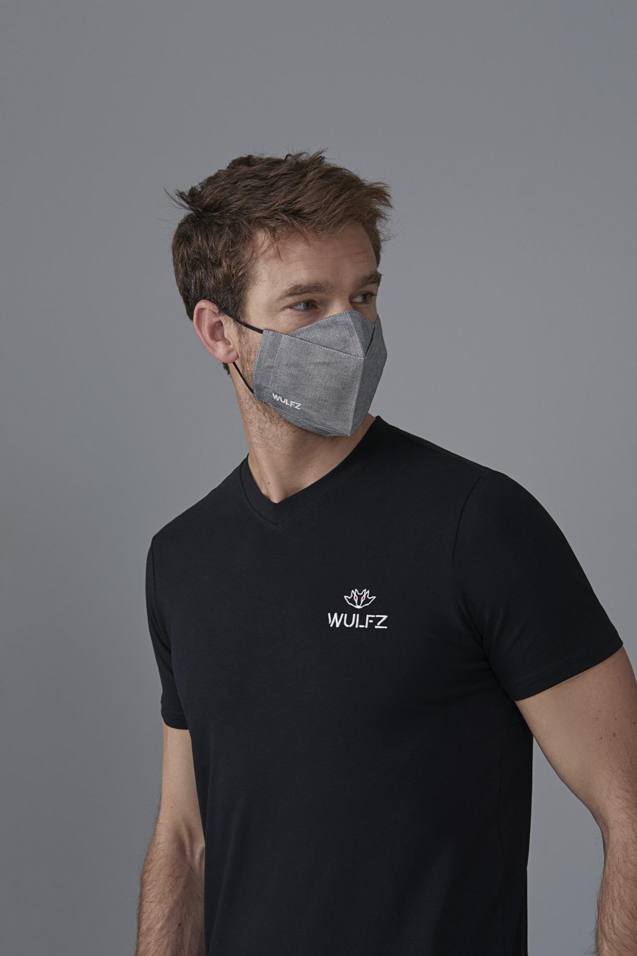 Gri Özel Tasarım  Maske