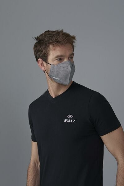 Gri Özel Tasarım  Maske