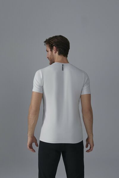 Gri V Yaka T-shirt