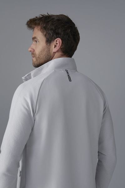 Gri Tam Fermuarlı Eşofman Üstü