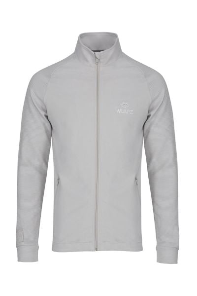 Gri Tam Fermuarlı Eşofman Üstü